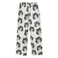 thumbnail image 2 of joogoo Vintage Frogs Cartoon Pajama Pants Pj Bottoms Sleepwear Lounge M, 2 of 9