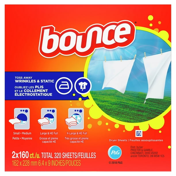 Bounce Dryer Sheets, 320count Walmart.ca