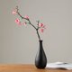 thumbnail image 3 of EeaseMX Jarrón de cerámica negro Simplicity, 1 pieza, simulación de flores secas, contenedor para flores, adorno artesanal para el hogar., 3 of 8
