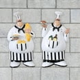 thumbnail image 6 of 2x Wall Mounted Italian Chef Figurines Rustic Modern Collectible Plaque Hanging Cook Statue for Kitchen Wall Farmhouse Decor Gift, 6 of 7