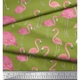 thumbnail image 3 of Soimoi Poly Georgette Fabric Flamingo Bird Print Fabric by the Yard 52 Inch Wide, 3 of 3