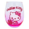 thumbnail image 1 of Sanrio Hello Kitty Verre à Vin Sans Pied en Forme de Fraise / Contient 20 Onces, 1 of 2