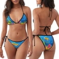 thumbnail image 6 of Zufioo Submarine And Landscape for Women's Bikini Set,High Elastic Swimsuit and Swim Trunks Two-piece Set-Removable Chest Pad,Strap Style,Pool and Beach Swimwear-Large, 6 of 7