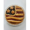 American Flag Patriot Pie From Dutch Addictions 9 inch Strawberry and Blueberry Filling