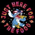 thumbnail image 2 of Mens Lilo & Stitch Just Here for the Food T Shirt, 2 of 5