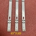 thumbnail image 2 of 3pcs 7LED LED backlight strip for TV 43UJ651V 43UJ675V 43LJ624V 43LJ634V 43UJ701V 43UJ65_UHD_L EAU63673004 TV 17Y 43inch_A, 2 of 6