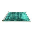 thumbnail image 2 of Ahgly Company Machine Washable Indoor Rectangle Persian Turquoise Blue Traditional Area Rugs, 8' x 12', 2 of 4