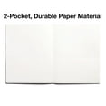 Staples 10 Recycled Smooth 2Pocket Paper Presentation Folder White 10