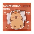 thumbnail image 2 of Capybara Memo Pad Animal Capybara Sticky Notes 30 Sheets Classroom Memo Notepads Sticky Notes For Book Wall Window, 2 of 9