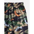 thumbnail image 3 of Wonder Nation Boys Short Sleeve Graphic Tee and Wide Leg Pants Sleep Set, 2-Piece, Sizes 4-18, 3 of 3