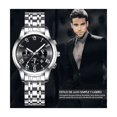 thumbnail image 2 of Reloj Con Fechador Correa Metálica Hombre Plata Interior Negro, 2 of 3