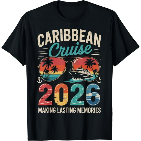 Caribbean Cruise 2026 Vacation Trip Matching Family Group T-Shirt TShirt