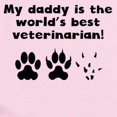 thumbnail image 2 of CafePress - My Daddy Is The Words Best Veterinarian Body Suit - Long Sleeve Cotton Baby Bodysuit, 2 of 4