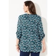 thumbnail image 4 of Catherines Women's Plus Size Petite Breezeway Georgette Blouse, 4 of 6
