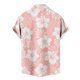 thumbnail image 5 of Camisa Hawaiana para Hombres Imprimir Manga Corta Tropical Casual Camisa de Playa, Divertido Floral Solapa Superior, 5 of 9