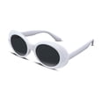 thumbnail image 1 of Gafas de sol FEISEDY White Oval Clout Goggles B2253 UV400, 1 of 8