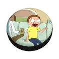 thumbnail image 3 of Cute Cartoon Rick And Morty Spare Tire Cover Wheel Protectors For Trailer Rv Suv Truck Camper Travel Fits For Tire Diameter 15 Inch, 3 of 7