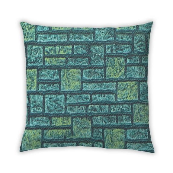 Ahgly Company Outdoor Square Contemporary Throw Pillow, 18 inch by 18 inch
