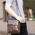 thumbnail image 6 of SSKFHGI Black Men'S Bag Shoulder Bag Messenger Bag Casual Retro Handbag Men'S Briefcase Backpack, 6 of 7