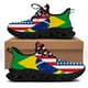 thumbnail image 1 of Zapatos casuales de malla con cordones para mujer, zapatillas de plataforma con diseño de bandera estadounidense de Jamaica para mujer, zapatos ligeros para caminar, 1 of 6