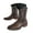 Brown, variant on Cowboy Boots for Men Embroidered Western Men's Slip on Boot Square Toe Chunky Heel Ankle Booties