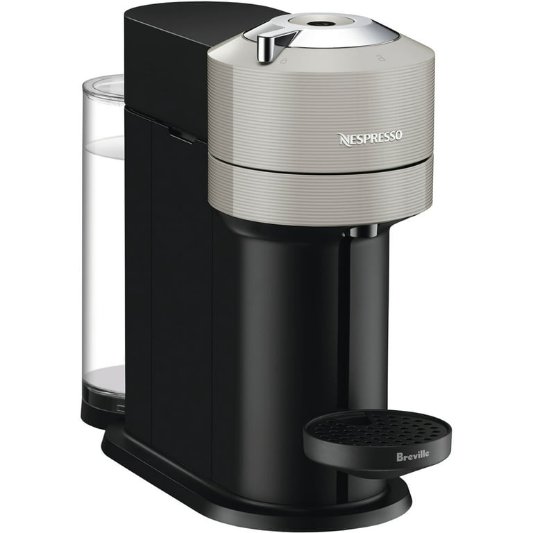 Nespresso Vertuo Next Coffee and Espresso Machine by Breville with  Aeroccino Milk Frother, Light Grey, 5 cup sizes 