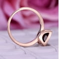 thumbnail image 4 of HeartsAndYou 1ct Natural Red Garnet Engagement Ring Bezel Set Solitaire 14k SOLID Rose Gold, 4 of 9