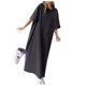 thumbnail image 1 of Vestido camiseta holgado informal de manga corta liso para mujer - Algodón lavable, versátil para primavera/verano, 1 of 4