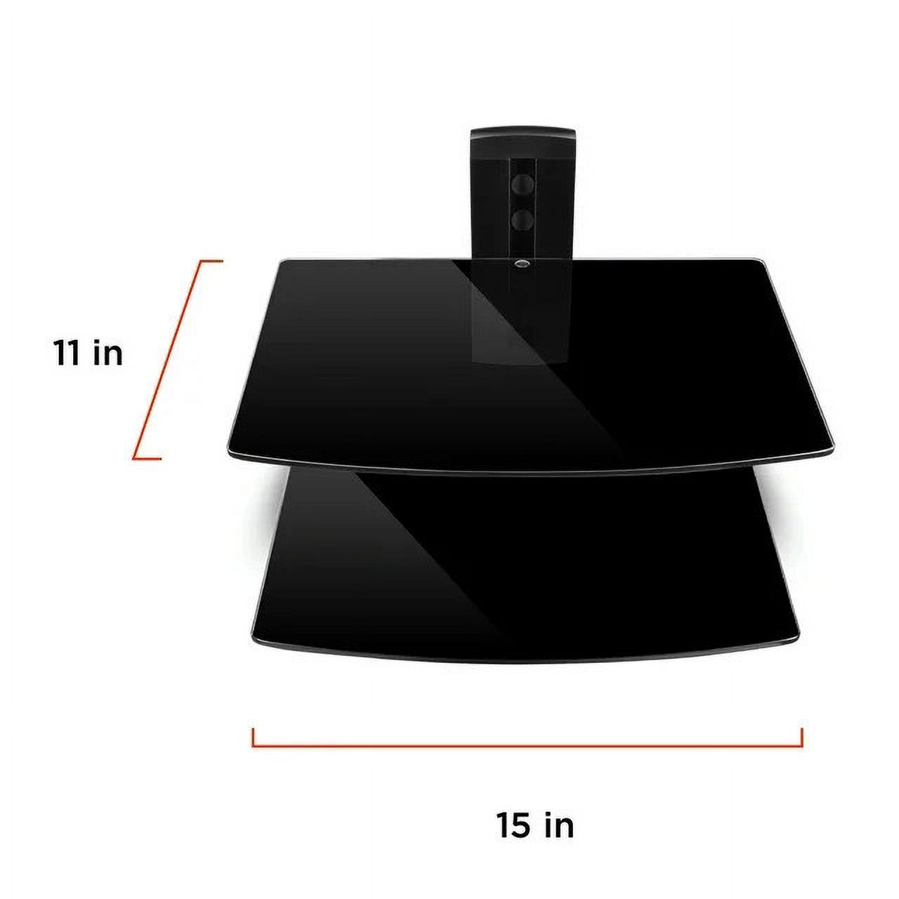 Ematic Adjustable 2 Shelf for DVD Player, Cable Box, with HDMI