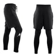 thumbnail image 4 of Hombres Gimnasio Fitness Pantalones Pantalones Cortos Compresión Capa Base Entrenamiento Pantalones Ajustados 2 en 1 L Macarena Pantalones deportivos de fitness para hombres, 4 of 8