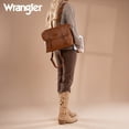 thumbnail image 4 of Wrangler Backpack Purse for Women Vegan Leather Fashion Anti Theft Convertible Backpack with Adjustable Strap, Brown, 4 of 7