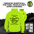 thumbnail image 3 of My Second Rodeo - Safety Yellow Hi-Vis Hoodie, 3 of 3