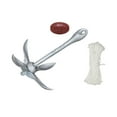 thumbnail image 1 of Boya de anclaje de grapnel plegable con cuerda de 20 m, garra de anclaje de kayak plegable para 25 kg, 1 of 9