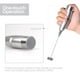thumbnail image 3 of Stainless Steel Milk Frother | Double Layer Egg Beater Handheld Electric Whisk | Battery Operated 19000 RPM | 3-in-1 Foam Maker for Coffee Lattes Hot Chocolate | 250mm x 32mm | Includes Attachments, 3 of 8