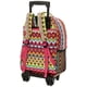 thumbnail image 3 of Mochila con ruedas de doble asa Rockland, Tribal, de 17 pulgadas, 3 of 3