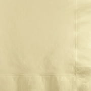 Party Central Pack of 1200 Ivory Beverage Napkins 5"