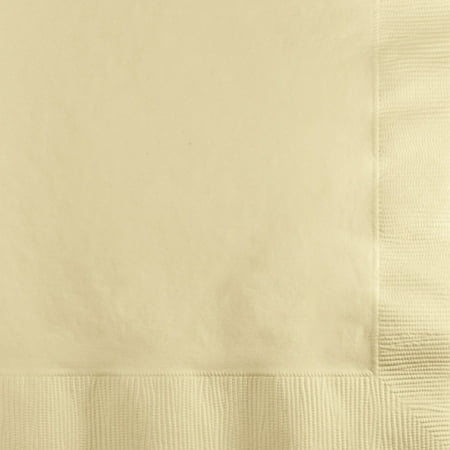 Party Central Pack of 1200 Ivory Beverage Napkins 5"