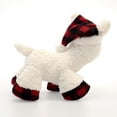 thumbnail image 3 of Holiday Time Squeaky Stuffed Dog Toy - Llama, 3 of 4