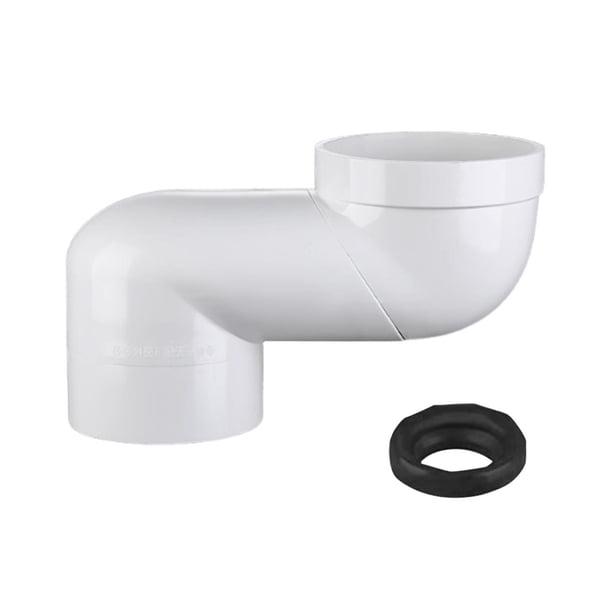 Desplazador de asiento de inodoro, accesorios para inodoro, reparación, ajuste profesional, tubería de PVC de 110 mm Desplazamiento de 14 cm