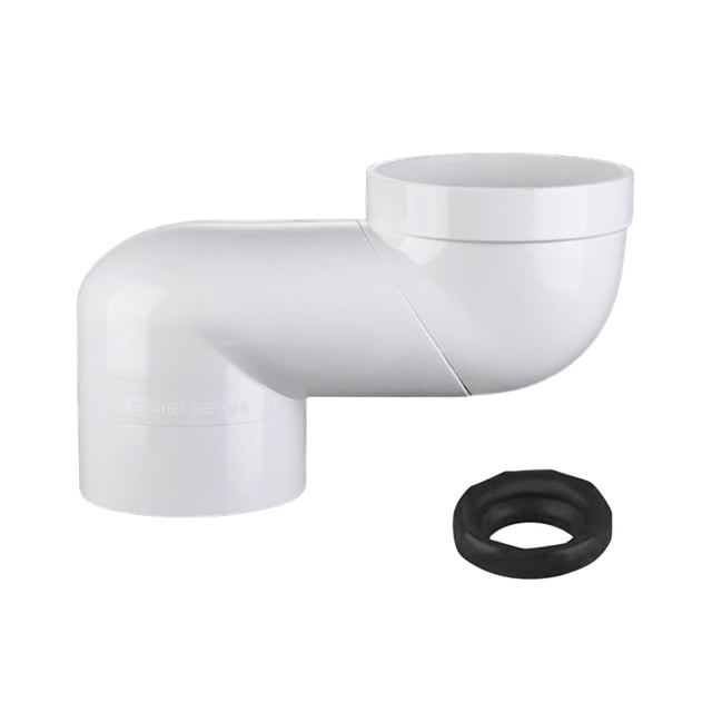 Desplazador de asiento de inodoro, accesorios para inodoro, reparación, ajuste profesional, tubería de PVC de 110 mm Desplazamiento de 14 cm