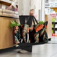 thumbnail image 6 of Elephant Large Foldable Oxford Cloth Beach Bag Storage Bin Shopping Basket Cube Organizer, 6 of 7