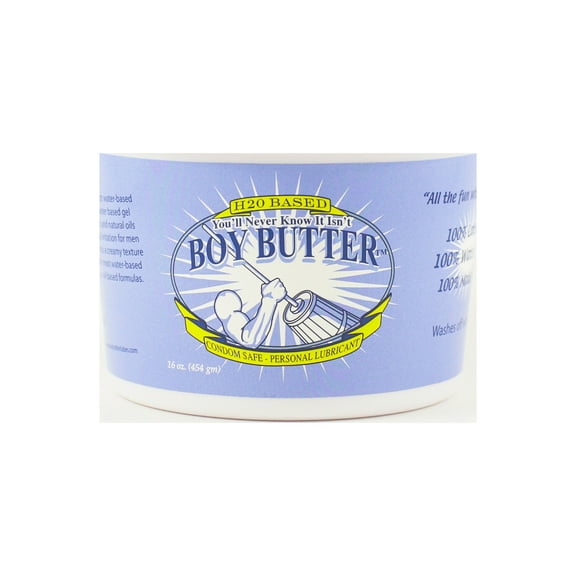 Boy Butter "H2O" Water-Based Lubricant | 16oz Tub