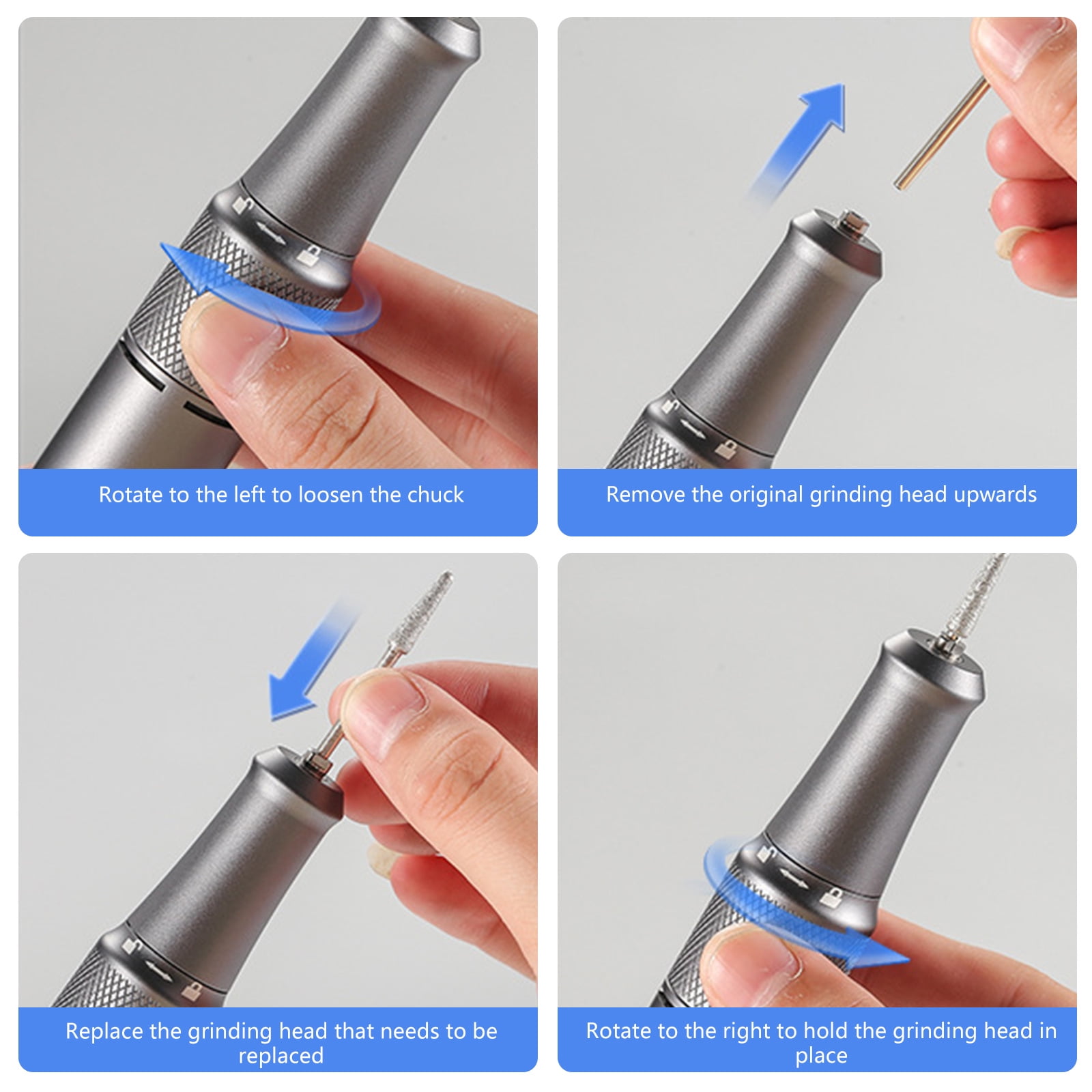 Nails Drill Machine Rechargeable Nails Drill File 35000 RPM Electric Nails File Shaping,Removing & Polishing Gel Nails