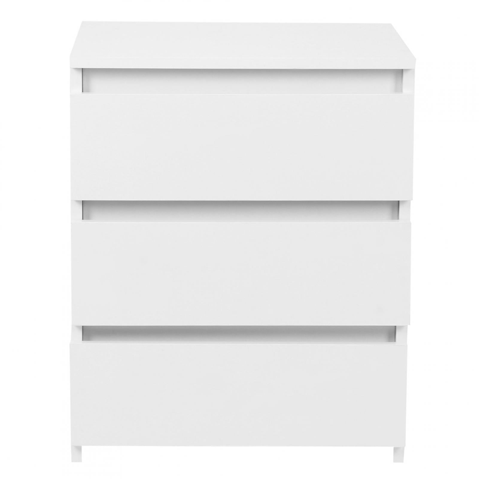 Brrnoo Nightstand,Bedside Table,White Modern Bedside Table