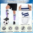 thumbnail image 5 of Hengguang 4 Pcs Soccer Shin Guards Set for Kids - Youth Protective Pads with 3 Pairs Socks, Lightweight Breathable Gear for Boys & Girls Ages 6-14, 5 of 7