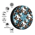 thumbnail image 4 of Sikiie Lilies Flowers PVC Leather Spare Tire Wheel Cover Spare Tire Cover, for Car Truck SUV Camper Trailer Universal Fit(14-17in)-14 inch, 4 of 6