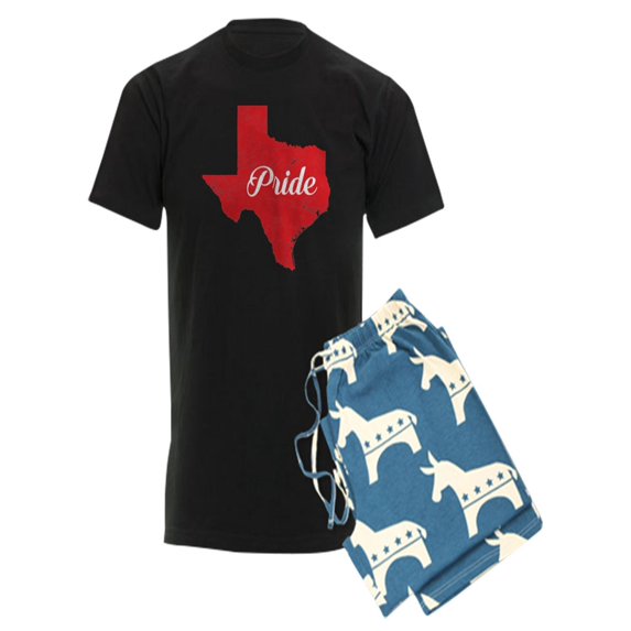 CafePress - Texas Pride - Men's Dark Pajamas