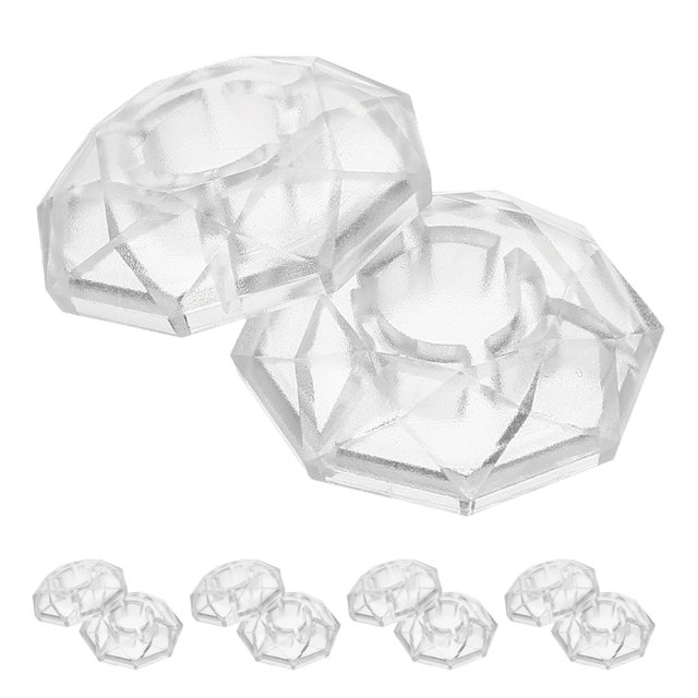 OULII 10Ud Protector Transparente Para Botones De Pedal De Guitarra Accesorio Duradero Y Universal