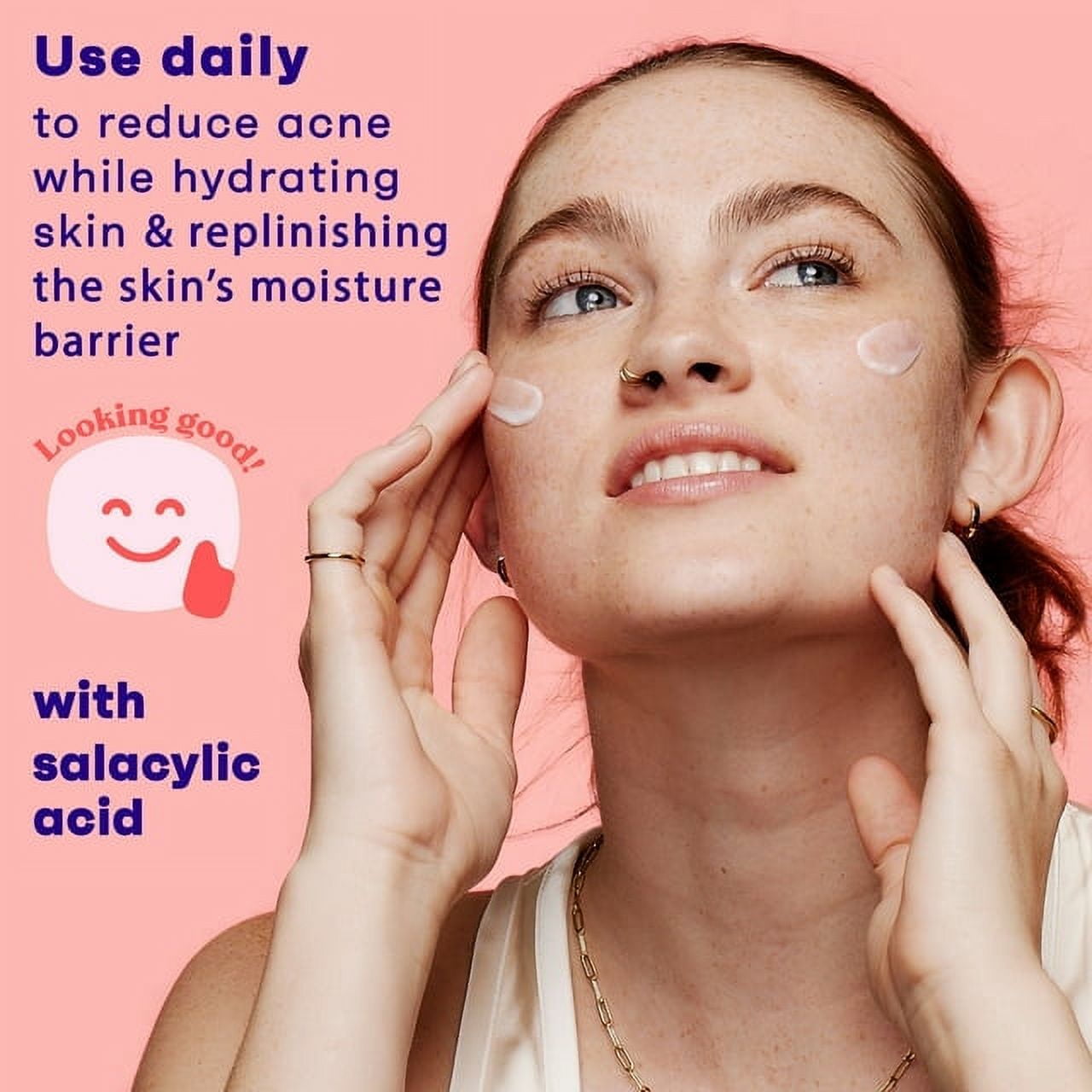 Clean & Clear Essentials Dual Action Acne Facial Moisturizer, 4oz, 5-Pack