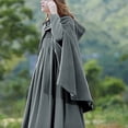 thumbnail image 4 of Lindreshi Trench Coat for Women 2023 Women Trench Coat Open Front Cardigan Jacket Coat Shawl Cape Cloak Mantle Plus, 4 of 9